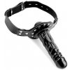 SM, BDSM, fetiš fetish fantasy collection Ff Ball Gag With Dildo Black Roubík s penisem