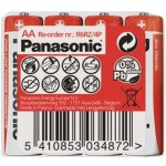 Panasonic Red Zinc AA 4ks 00133624 – Zboží Živě