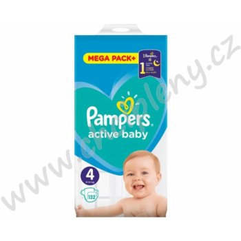 Pampers Active Baby 4 132 ks