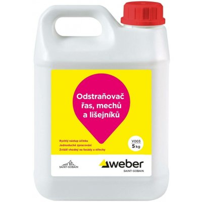 Odstraňovač řas, mechů a lišejníků weber – 5 kg – Sleviste.cz