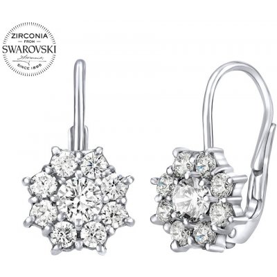 SILVEGO s čirými Swarovski zirkony SILVEGO31572W