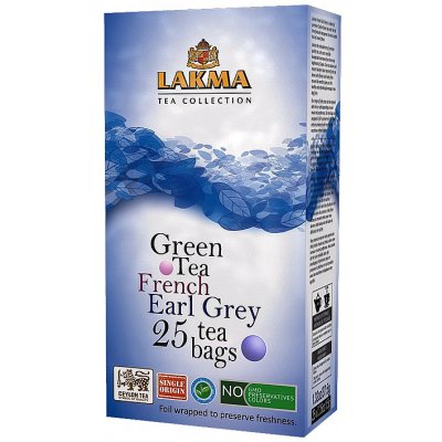Lakma Green French Earl Grey nepřebal 25 x 1,5 g – Zboží Mobilmania