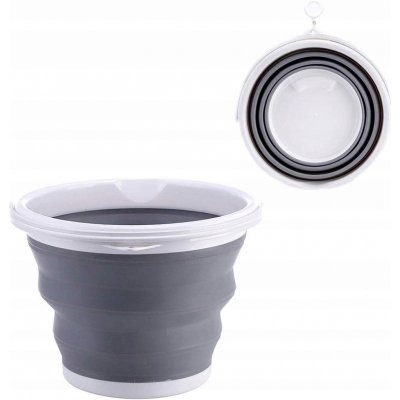 Rossner Kbelík skládací šedý 10 l – Zbozi.Blesk.cz