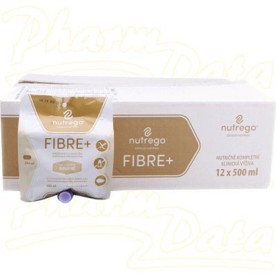 NUTREGO FIBRE+ S PŘÍCHUTÍ NEUTRAL POR SOL 12X500ML – Hledejceny.cz