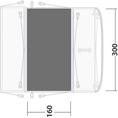 Outwell Footprint Maryville 260SA Flex – Zboží Dáma