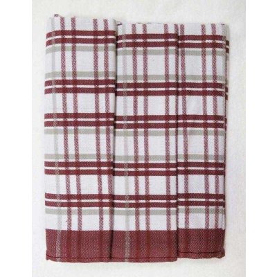 Polášek Kuchyňské utěrky z Egyptské bavlny vzor č.6 Bavlna 50x70 cm 3 ks – Sleviste.cz