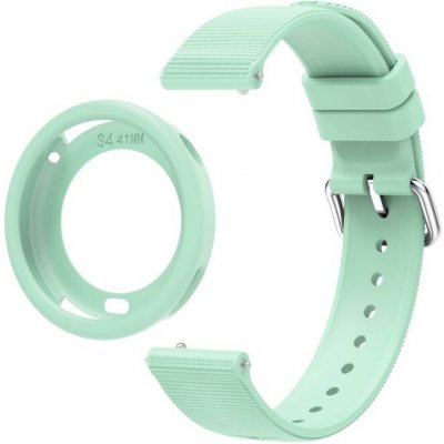 VSECHNONAMOBIL 124426 VSECHNONAMOBIL COVER SET Řemínek + obal na hodinky Xiaomi Watch S4 41mm světle zelený – Zboží Živě