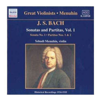 Johann Sebastian Bach - Sonaten Partiten Für Violine Bwv 1001,1002,1004 CD – Zboží Mobilmania