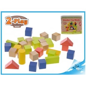 Mikro Trading 2-Play Kostky dřevěné 50 ks