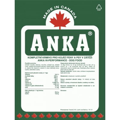 Anka Hi Performance 20 kg – Hledejceny.cz
