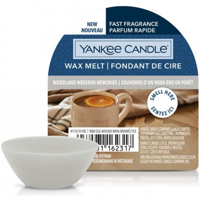 Yankee Candle Woodland Weekend Memories vonný vosk do aromalampy 22 g – Zboží Mobilmania