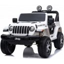 Mamido elektrické autíčko Jeep Wrangler Rubicon 4x4 bílá