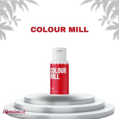Colour Mill Jedlá potravinářská barva červená Mill Oil Blend 20 ml – Hledejceny.cz