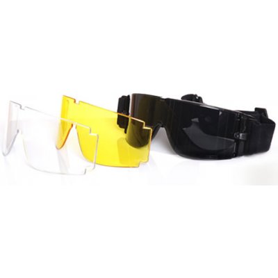Brýle 101INC pro Airsoft 3 skla