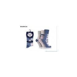 Socks Shop ponožky GENTLE GRIP s volným nesvíravým lemem Družená různé barvy