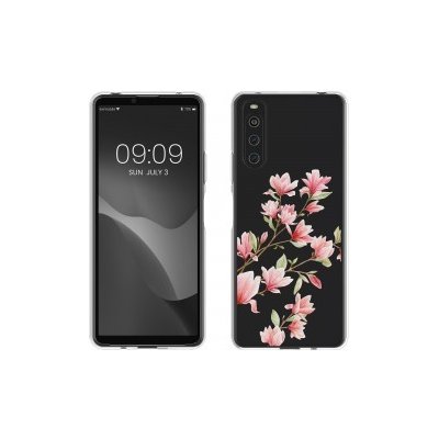 Pouzdro kwmobile Průhledné Sony Xperia 10 IV růžová – Zboží Živě