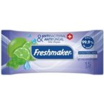 Freshmaker, Ubrousky vlhčené antibakteriální, 15 ks – Zbozi.Blesk.cz