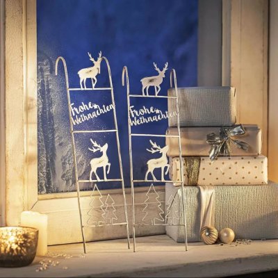 Weltbild Dekorativní žebřík Veselé Vánoce 2 ks – Sleviste.cz