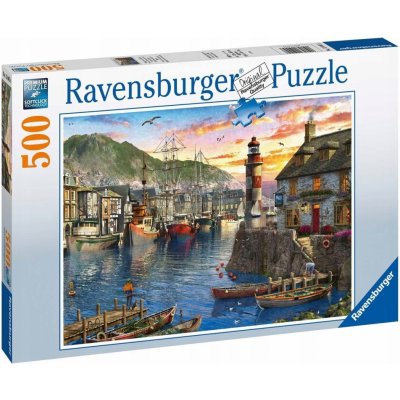 Ravensburger Východ slunce v přístavu 500 dílků – Zbozi.Blesk.cz