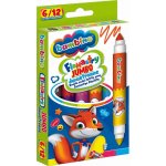 Kiki Bambino Oboustranné fixy Jumbo 6 ks/12 barev KX5477 – Sleviste.cz