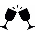 Artremiss Sklenice na víno plastová šablona 424 B 14,5x14,5cm – Zboží Dáma