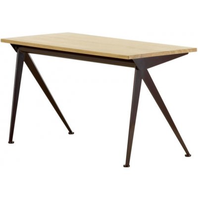 Vitra Stůl Compas Direction, solid natural oak top table/deep black base – Zboží Mobilmania