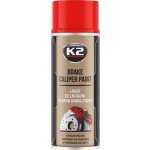 K2 BRAKE CALIPER PAINT 400 ml ČERVENÁ - barva na brzdové třmeny a bubny