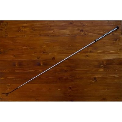 Drezurní bič Small Paul ručně pletený bílo černý – Sleviste.cz