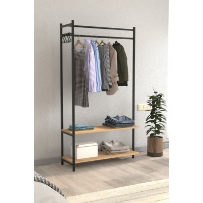 FRONTI Stojan na oblečení TONDA dub safír – Zboží Dáma