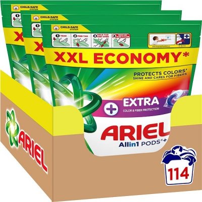Ariel Complete + Extra All in 1 kapsle na praní 114 PD – Hledejceny.cz