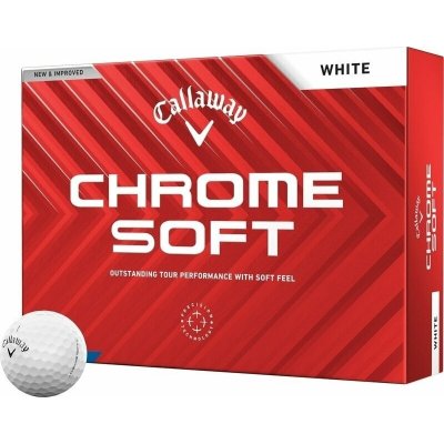 Callaway Chrome Soft 2024 White Golf Balls Basic – Zboží Mobilmania