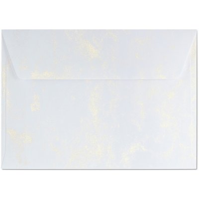 Galeria Papieru obálky C6 Mramor zlatá 120g, 10ks – Hledejceny.cz