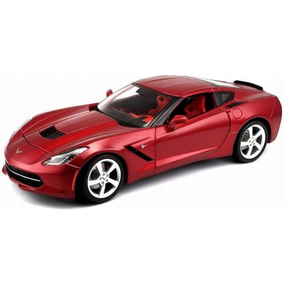 Maisto Corvette Stingray 2014 červený 1:18 – Zboží Dáma