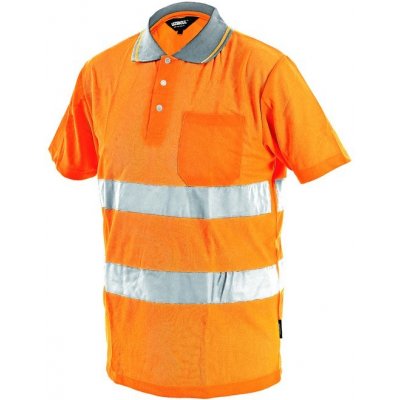 CXS Pánská reflexní polokošile DOVER oranžová 2XL – Sleviste.cz