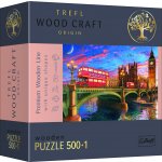 TREFL Wood Craft Origin Westminsterský palác Big Ben Londýn 501 dílků – Zboží Mobilmania