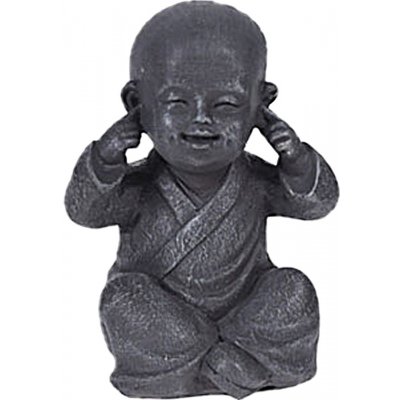 Home Elements Soška Buddha Neslyším zlo, 15 cm – Zbozi.Blesk.cz
