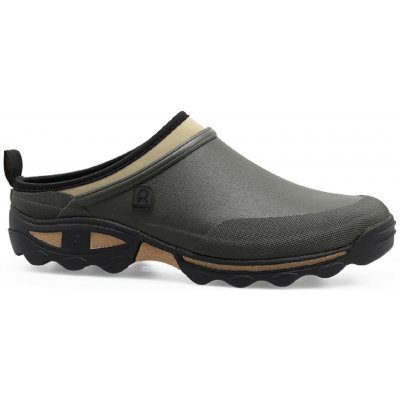 Rouchette pánské nazouváky Clean Land Clogs khaki – Sleviste.cz