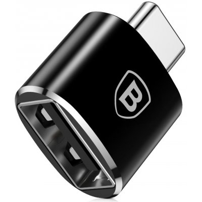 Baseus USB OTG adaptér USB do USB-C - černý