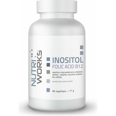 NutriWorks Inositol Folic Acid B12 90 kapslí – Hledejceny.cz