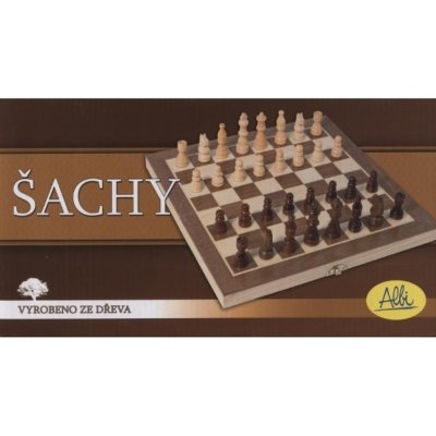 Šachy dřevěné Royal 29,5x29,5 cm – Zboží Mobilmania