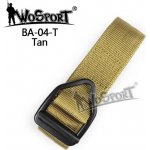 Opasek Dazzle 4 5cm pískový TAN Wosport – Zboží Dáma