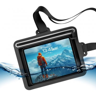 Fixed Voděodolné pouzdro na tablet Dry Tab přes rameno s certifikací IPX8 FIXDR-TB-BK černé – Zboží Živě