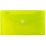 Obálka plastová s drukem Opaline DL, zelená limetka – Zboží Živě