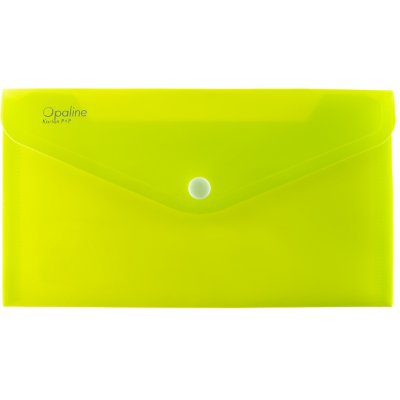 Obálka plastová s drukem Opaline DL, zelená limetka – Zboží Živě