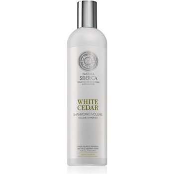 Natura Siberica Siberie Blanche Bílý cedr šampon pro objem a lesk 400 ml