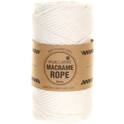 Maccaroni Rope 4 mm krémově bílá 401_01 – Zbozi.Blesk.cz