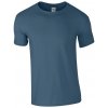 Pánské Tričko Gildan bavlněné tričko SOFTSTYLE indigo modrá