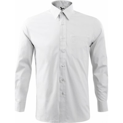 Malfini pánská popelínová košile s dlouhým rukávem bílá