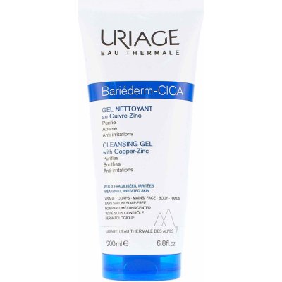 Uriage Bariéderm čistící gel s obsahem mědi a zinku 200 ml – Zboží Mobilmania