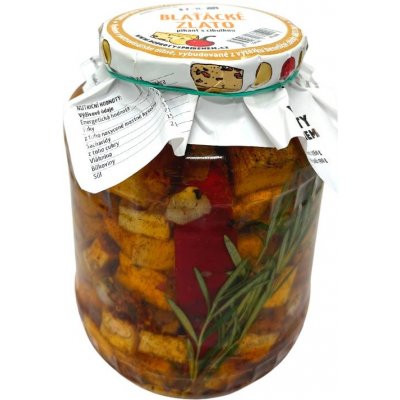 Dobroty s příběhem nakládané blaťácké zlato pikant s cibulkou 1580 g – Zboží Dáma